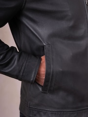 Lakeland Leather Grey Renwick Collared Jacket - Image 6 of 8