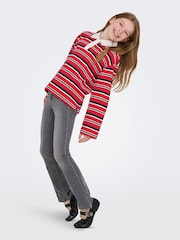 ONLY KIDS Red Long Sleeve Rugby Polo Shirt - Image 4 of 7