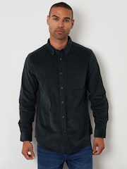 Threadbare Blue Corduroy Shirt - Image 1 of 4