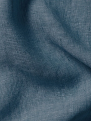 Charles Tyrwhitt Blue Airforce Pure Linen Slim Fit Shirt - Image 7 of 7
