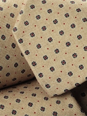 Charles Tyrwhitt Natural Geo Wool Tie - Image 2 of 2
