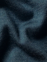 Charles Tyrwhitt Green Merino Zip Neck Jumper - Image 5 of 5