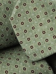 Charles Tyrwhitt Green Geo Wool Tie - Image 2 of 2