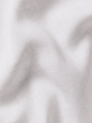 Charles Tyrwhitt White Button Down Pure Linen Slim Fit Shirt - Image 5 of 5