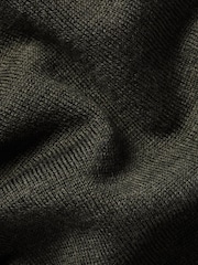 Charles Tyrwhitt Green Pure Merino Crew Neck Jumper - Image 5 of 5