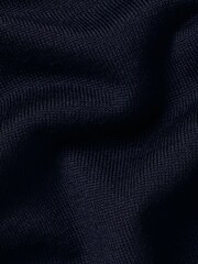 Charles Tyrwhitt Blue Pure Merino V-Neck Jumper - Image 3 of 5
