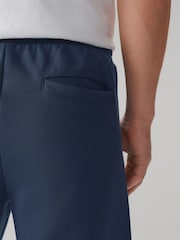 Navy Slim Fit Zip Pocket Jersey Shorts - Image 5 of 8