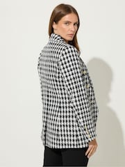 Star by Julien MacDonald Black Dogtooth Boucle Jacket - Image 3 of 5