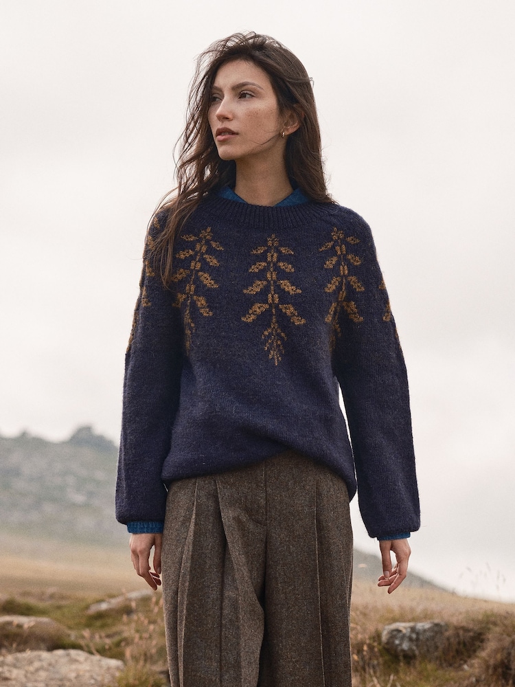BOTANICAL FAIR ISLE JUMPER - Image 1 of 10