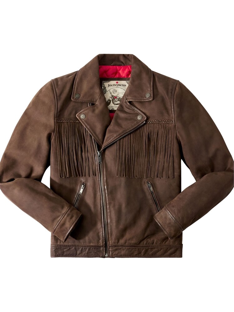Joe Browns Brown Vintage Suede Jacket - Image 8 of 8