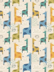 Hoopla Walls Blue Giraffe Friends 10m Wallpaper - Image 2 of 2