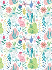 Hoopla Walls Blue Bug Garden 10m Wallpaper - Image 2 of 2