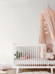 Hoopla Walls Natural Dotty 10m Wallpaper - Image 1 of 2