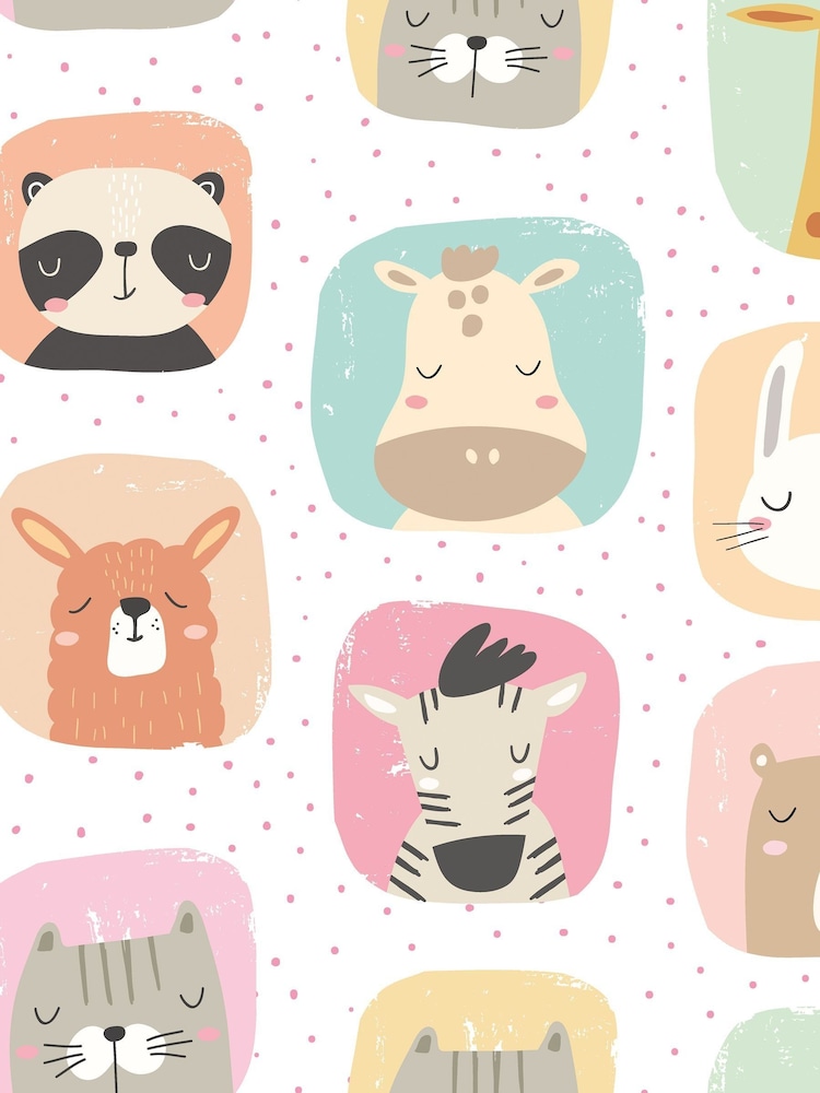 Hoopla Walls Pink Picture Perfect 10m Wallpaper - Image 2 of 2 Hoopla Walls Pink Picture Perfect 10m Wallpaper - Image 2 of 2