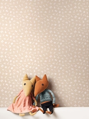 Hoopla Walls Natural Alphabet Jumble 10m Wallpaper - Image 1 of 2