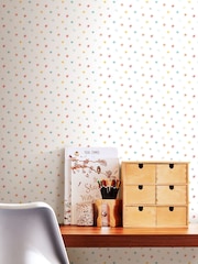 Hoopla Walls Blue Twinkle Star 10m Wallpaper - Image 1 of 2