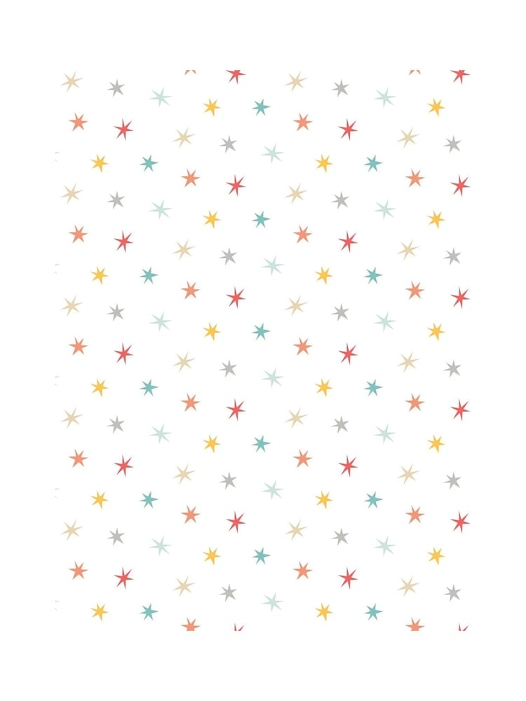 Hoopla Walls Blue Twinkle Star 10m Wallpaper - Image 2 of 2