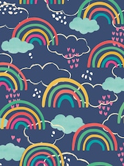 Hoopla Walls Blue Rainbow Love 10m Wallpaper - Image 2 of 2