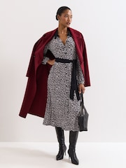 Phase Eight Black Florence Shirt Dress - Image 7 of 7