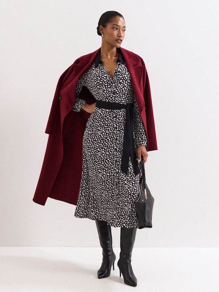 Phase Eight Black Florence Shirt Dress - Image 7 of 7