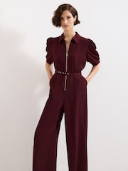 Phase Eight Red Petite Candice Jumpsuit - Image 3 of 7