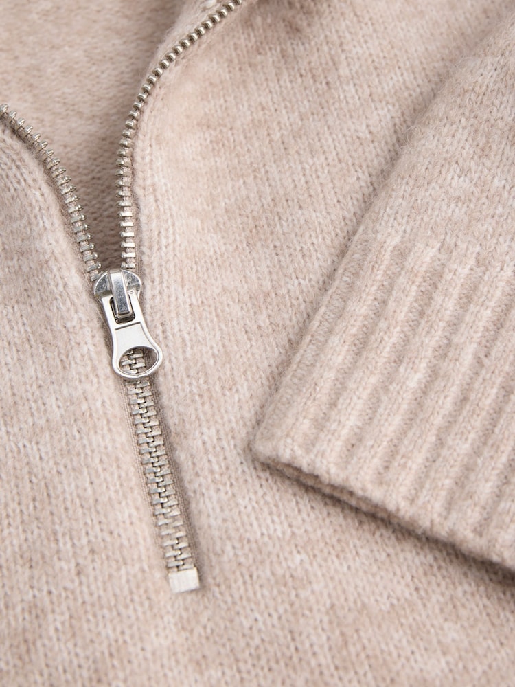 JACK & JONES Half Zip High Neck Jumper - Bild 4 von 4