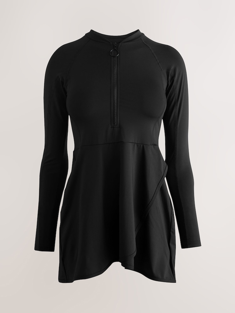 Noir - Modest Burkini Swimsuit Set 3 Piece - Image 1 de 7