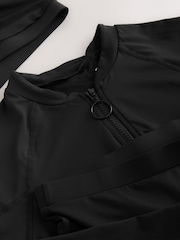 Noir - Modest Burkini Swimsuit Set 3 Piece - Image 6 de 7