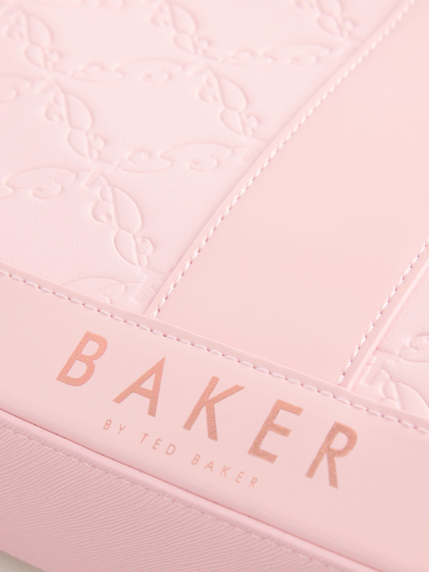Buy Baker by ted Baker Pink Childrens Embossed PU tote Bag from