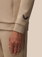 Castore Beige Flex 1/4 Zip Top - Image 7 of 9