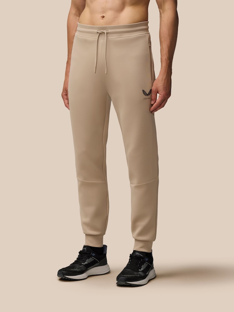 Castore Beige Flex Joggers - Image 1 of 7 Castore Beige Flex Joggers - Image 1 of 7