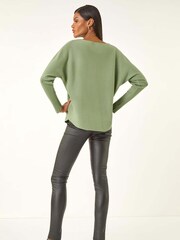 Roman Embellished Stripe Knit Jumper - Imagem 2 de 5