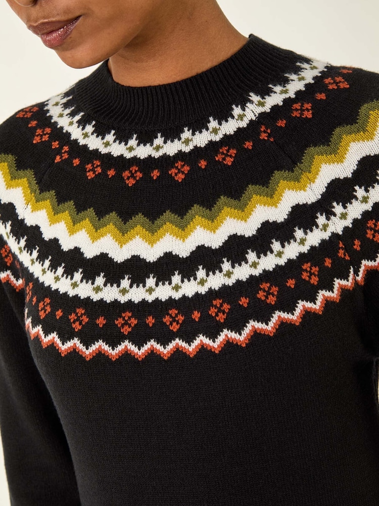 Roman Black Fairisle Knit Jumper Dress - Image 5 of 5