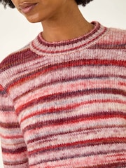 Roman Red Space Dye Stripe Knit Jumper - Image 5 of 5