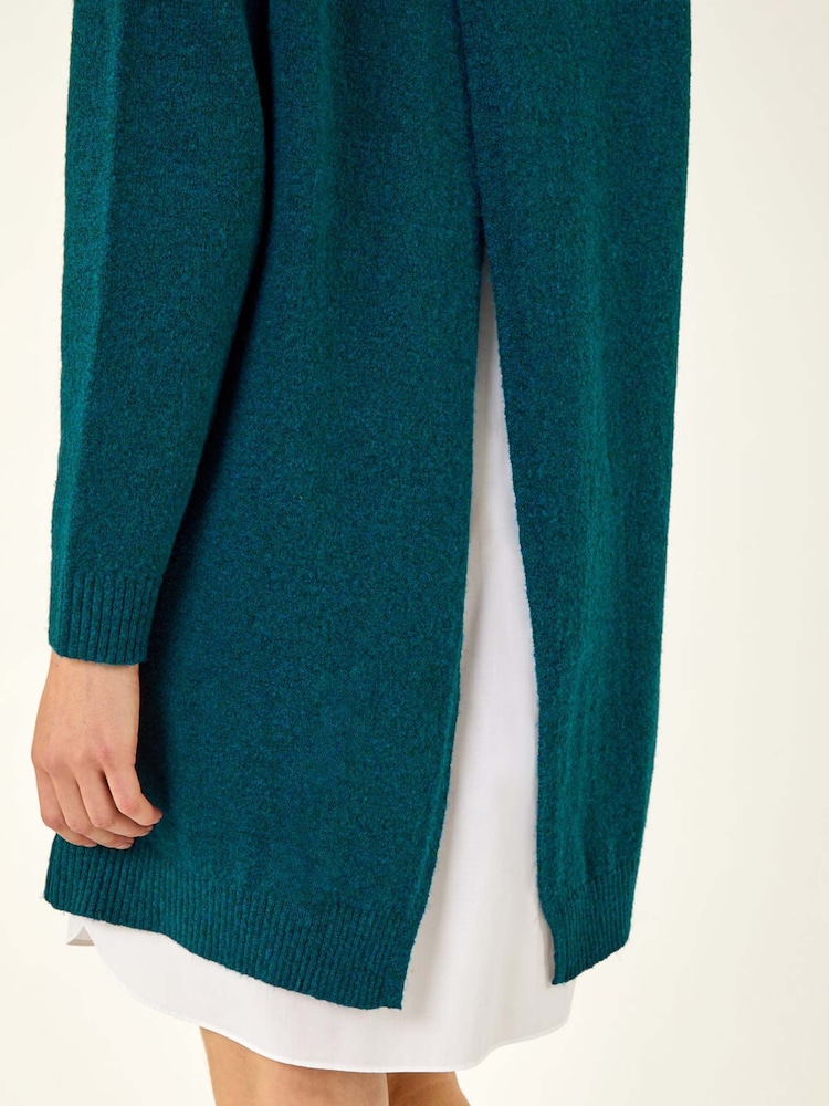 Roman Blue Mock Shirt Knitted Dress - Image 6 of 6 Roman Blue Mock Shirt Knitted Dress - Image 6 of 6