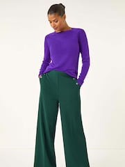 Roman Green Button Pocket Full Length Trousers - Image 3 of 5