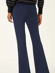 Roman Blue Bootcut Leg Stretch Trousers - Image 3 of 5