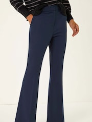 Roman Blue Bootcut Leg Stretch Trousers - Image 4 of 5