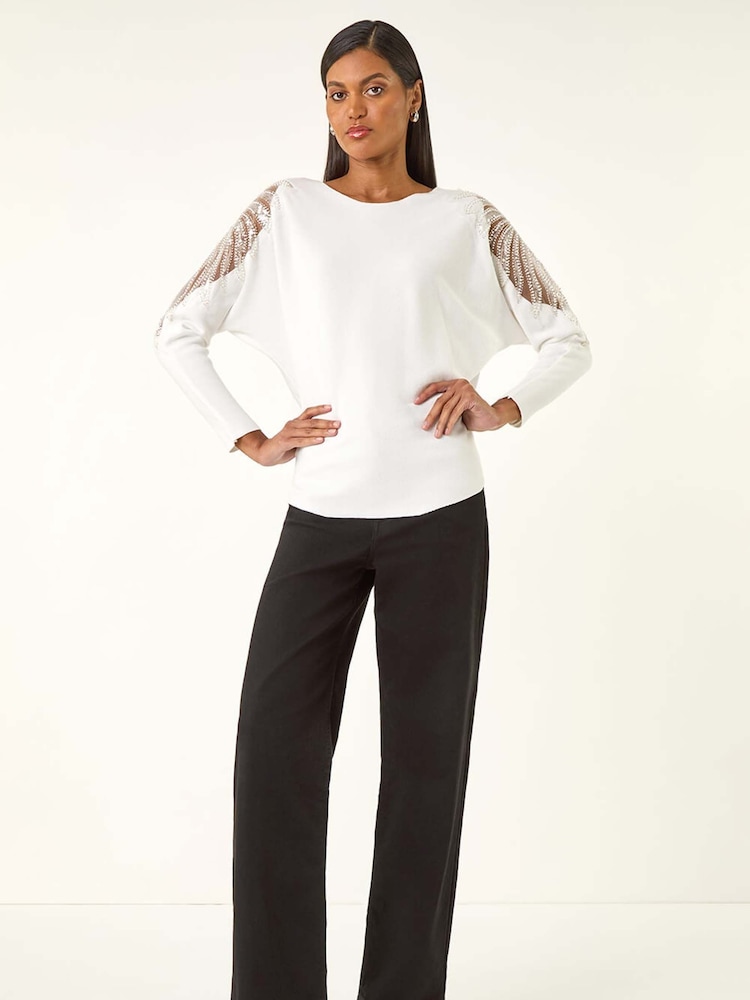 Roman Embellished Knit Jumper - Imagem 1 de 5