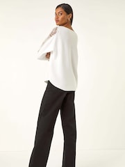 Roman Embellished Knit Jumper - Imagem 3 de 5