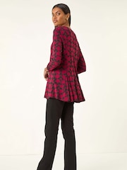 Roman Red Printed Tunic Top - Image 3 of 5