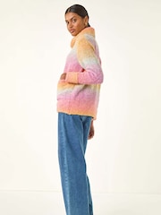 Roman Orange Ombre Stripe Knit Jumper - Image 4 of 5