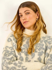 Roman Tinsel Animal Print Knit Jumper - Imagem 3 de 5