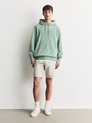 Salbeigrün - Lightweight Textured Floral Hoodie - Bild 4 von 6