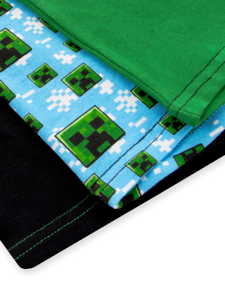 Character Green Minecraft Creeper Briefs Underwear 3 Pack - Image 6 of 6 Character Green Minecraft Creeper Briefs Underwear 3 Pack - Image 6 of 6