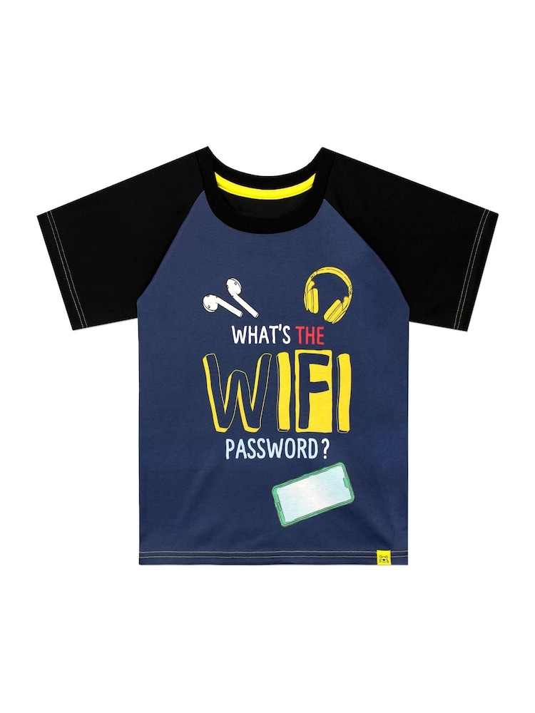Harry Bear Blue Short Sleeve Wifi Pyjamas - Image 2 of 5 Harry Bear Blue Short Sleeve Wifi Pyjamas - Image 2 of 5