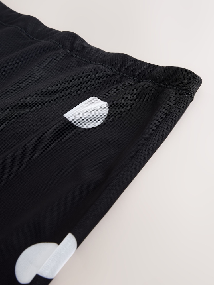 Black/White Spot Mesh Midi Pencil Skirt - Image 7 of 7 Black/White Spot Mesh Midi Pencil Skirt - Image 7 of 7