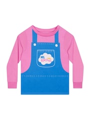 Character Blue Ms. Rachel Dungarees Long Sleeve Pyjamas - Image 2 of 6