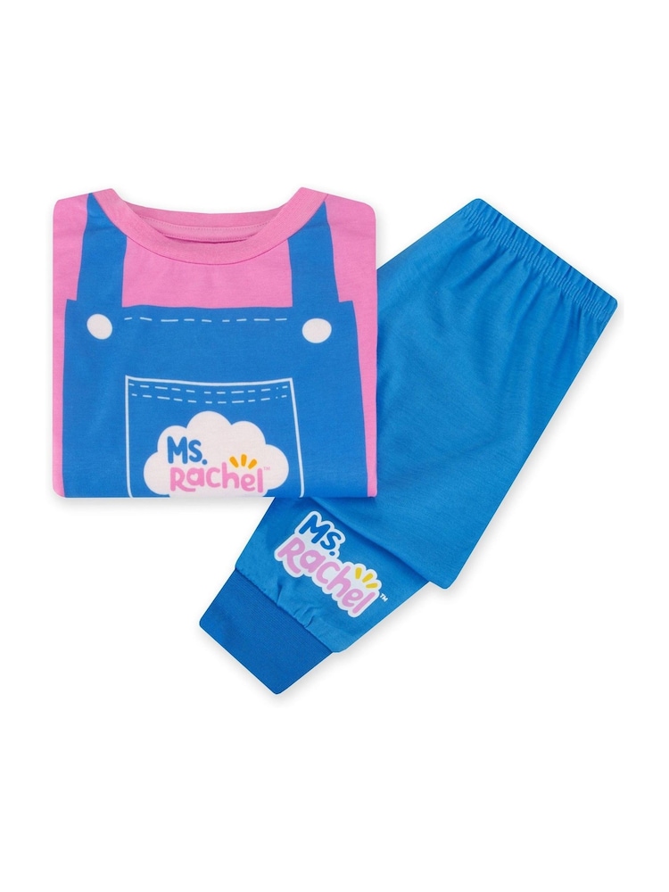 Character Blue Ms. Rachel Dungarees Long Sleeve Pyjamas - Image 6 of 6 Character Blue Ms. Rachel Dungarees Long Sleeve Pyjamas - Image 6 of 6