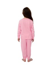 Character Pink The Smurfs Girls Long Sleeve Pyjamas - Image 10 of 12
